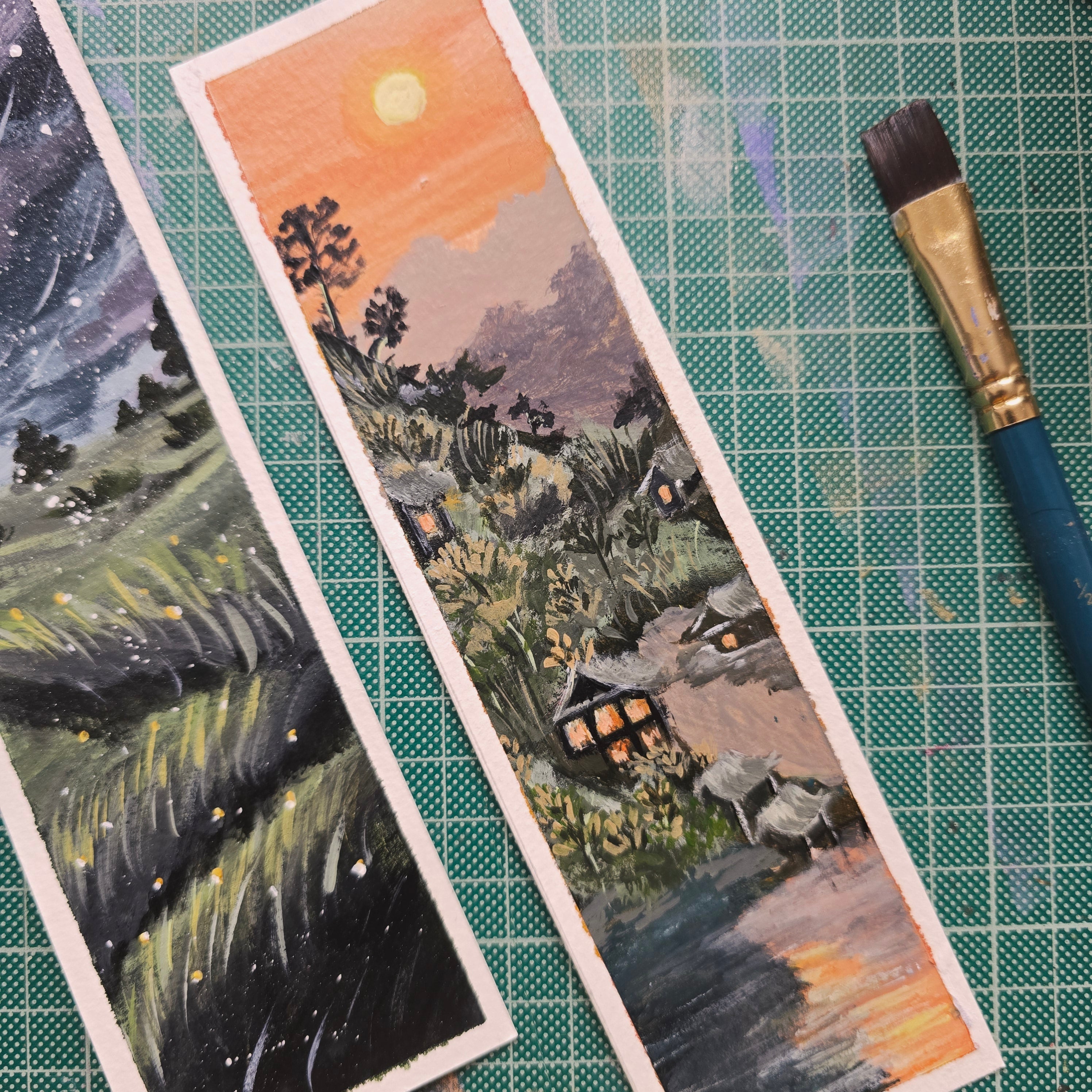 Original Hand-Painted Bookmark | Handmade Artistic Bookmark