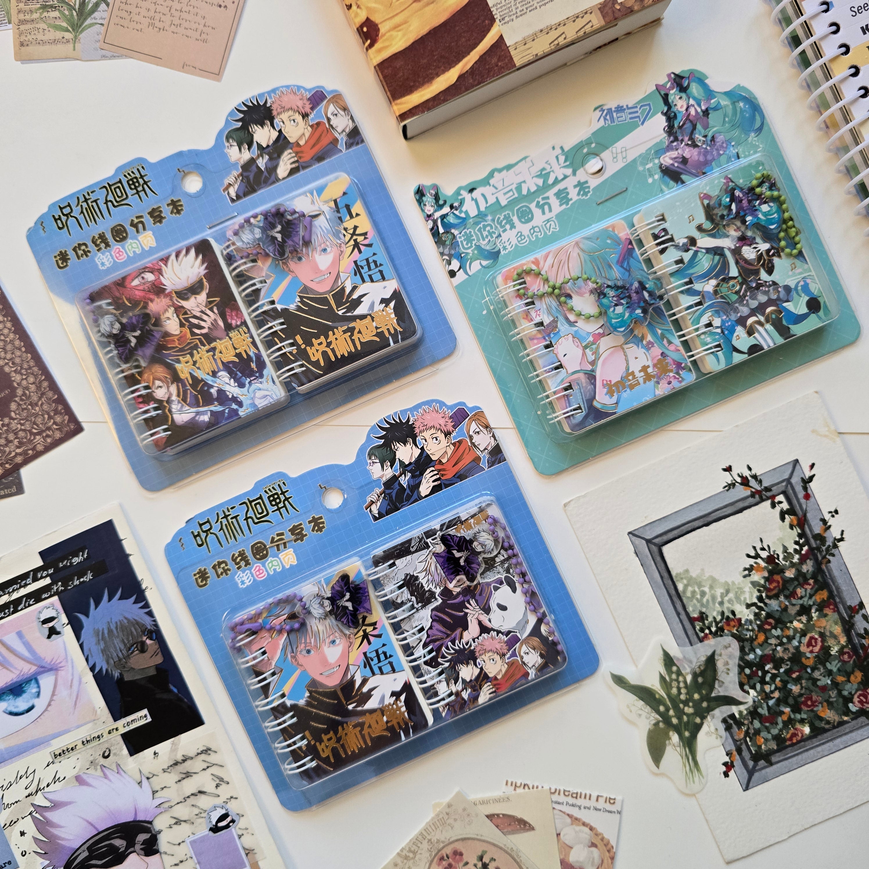 Mini Anime Diary Set