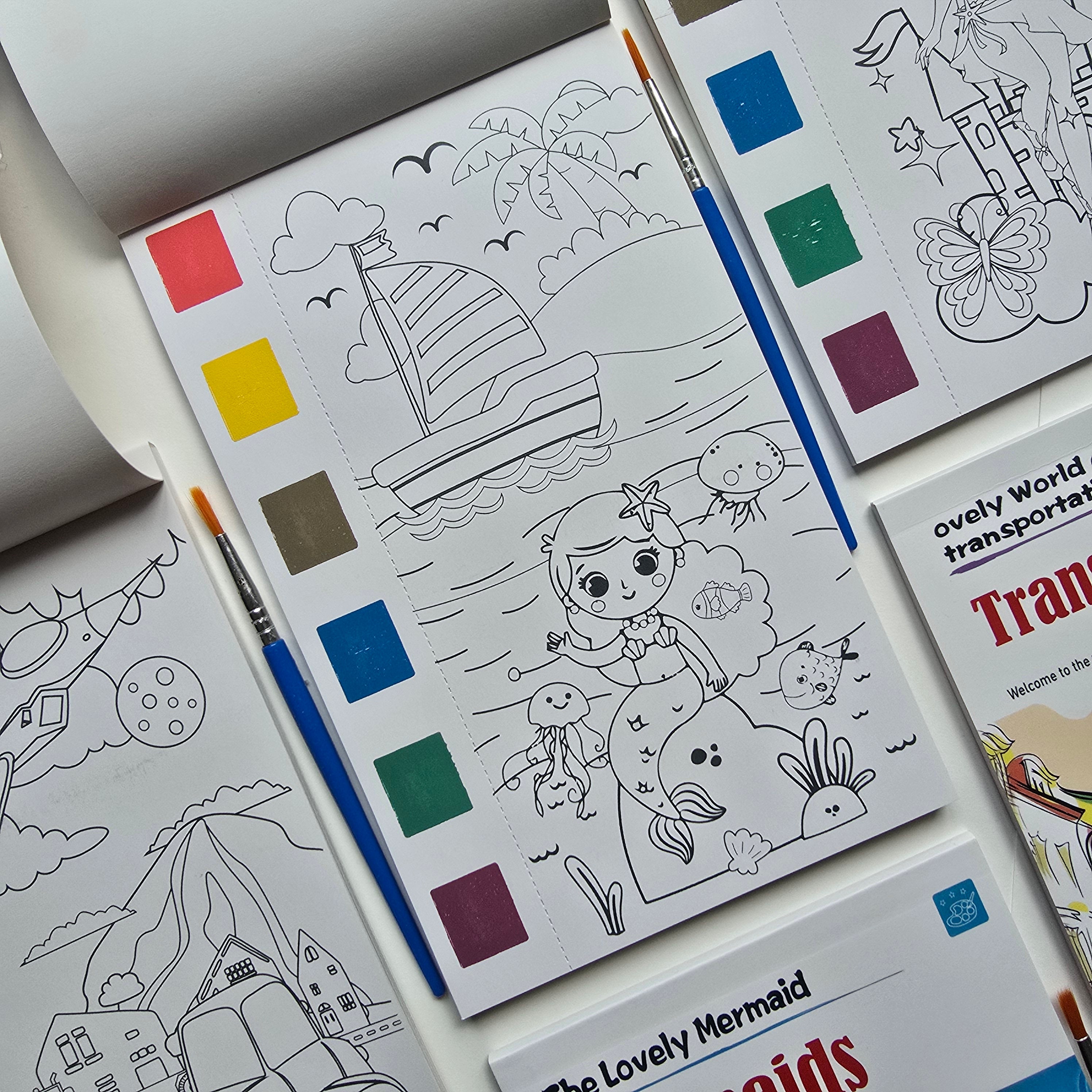 DIY Painting Notepad – Creative Colouring Book