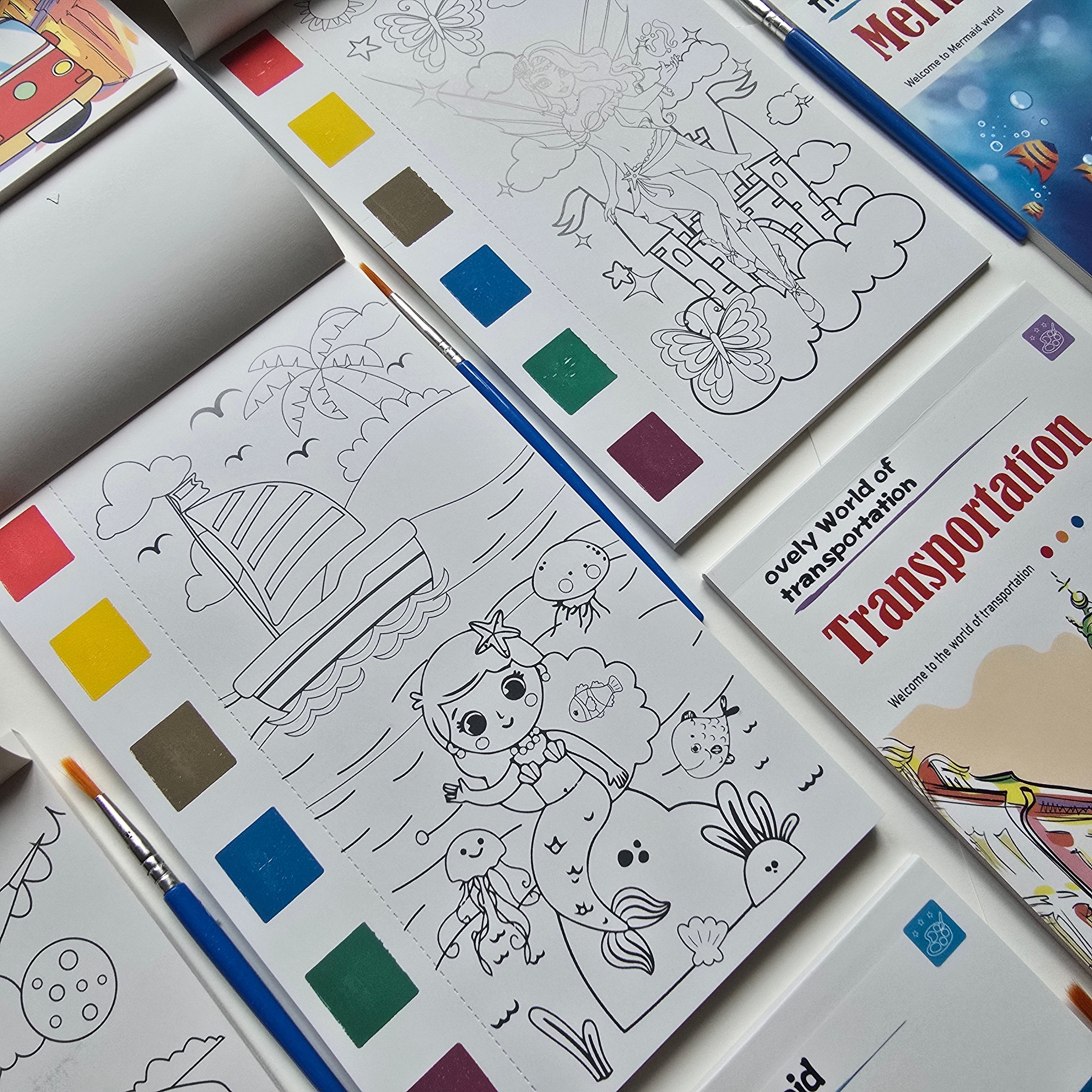 DIY Painting Notepad – Creative Colouring Book