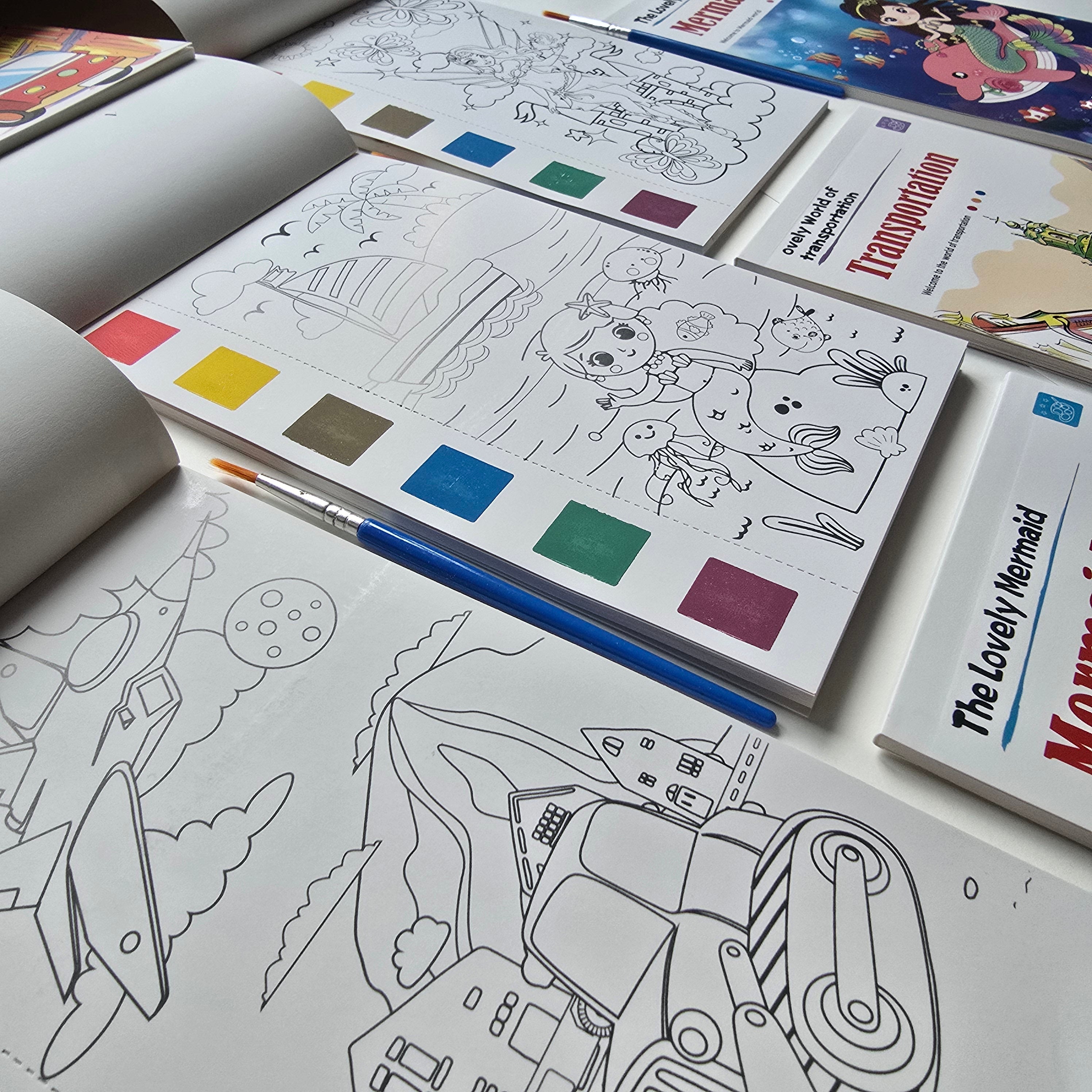 DIY Painting Notepad – Creative Colouring Book