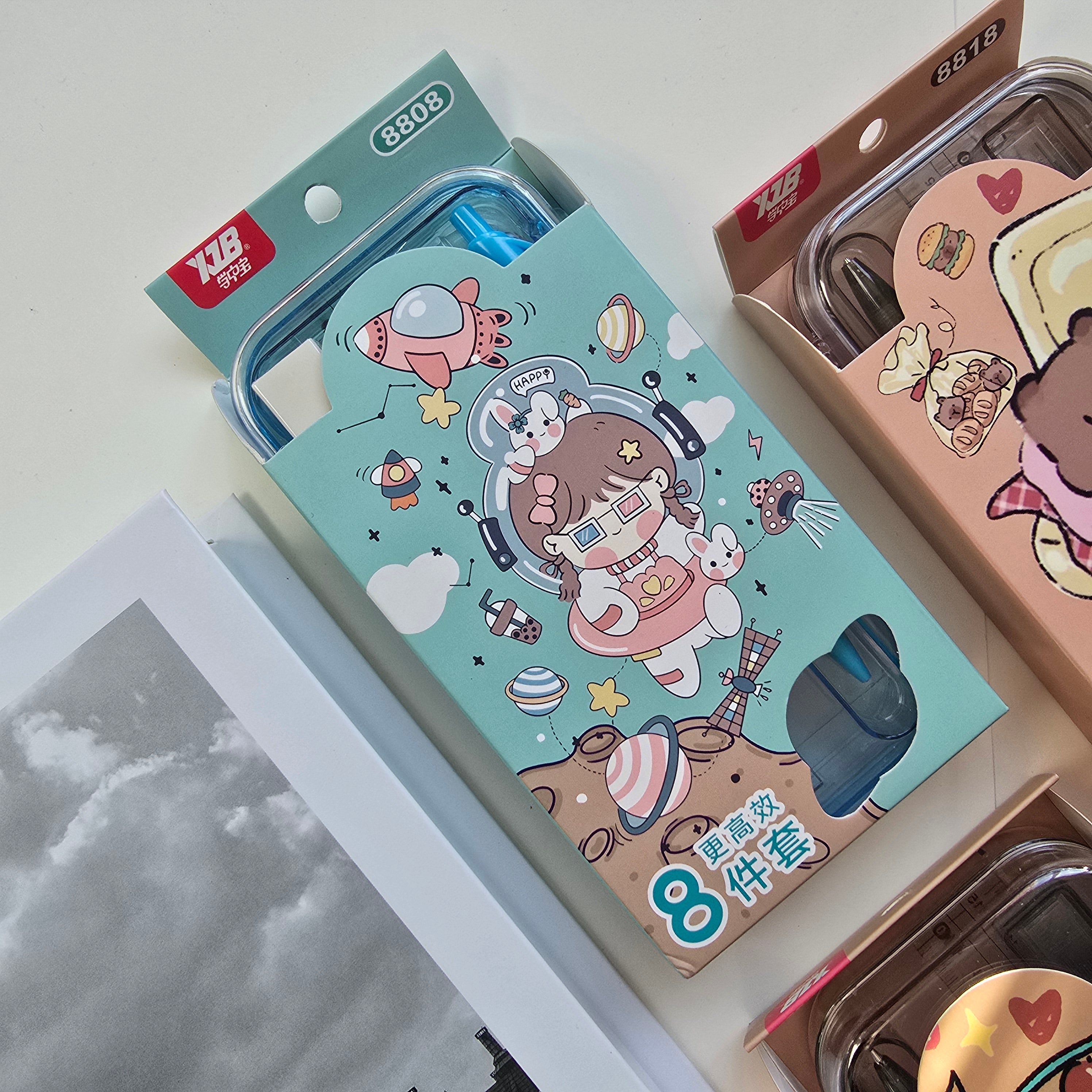 Cute Geometry Box Set – Aesthetic Study Essential