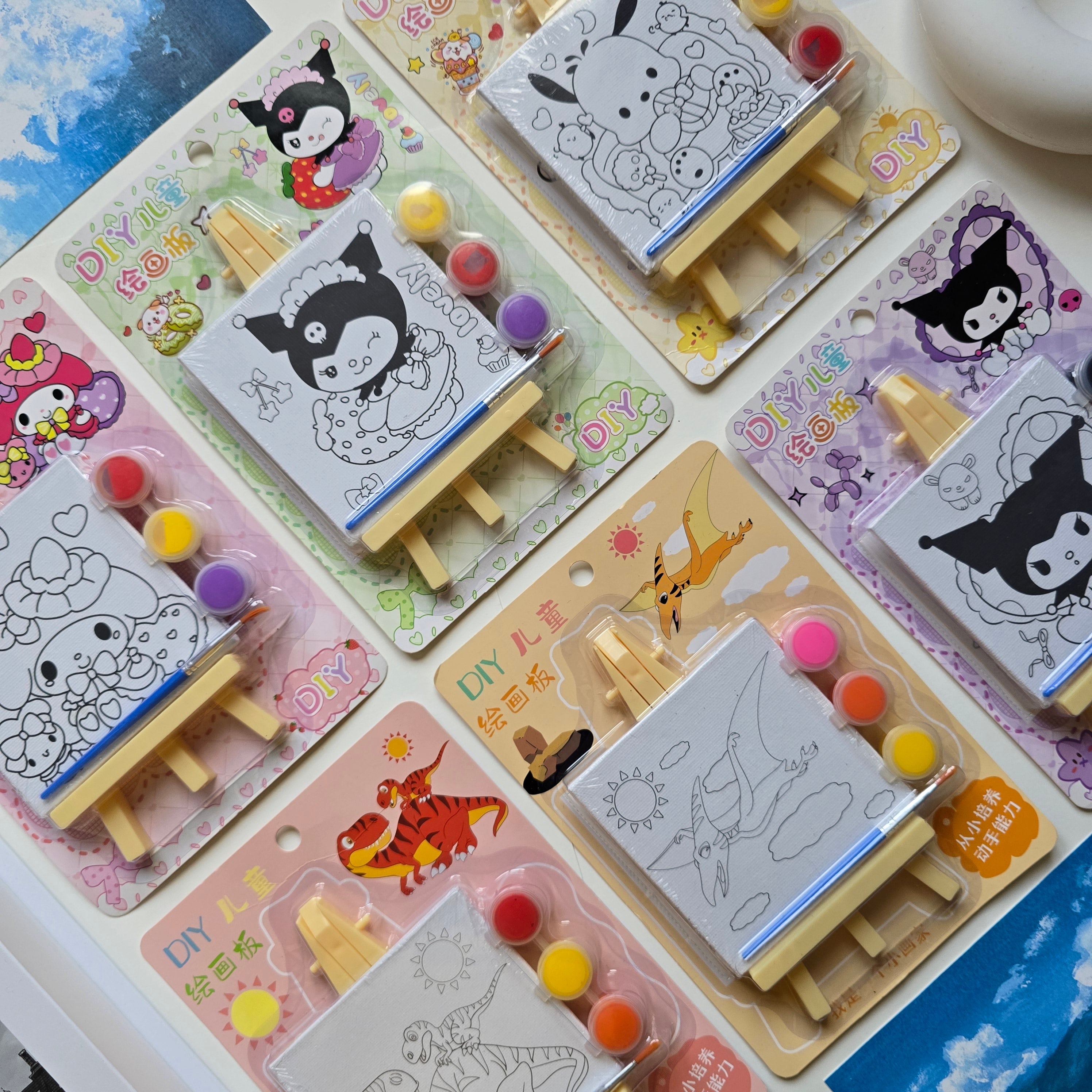 DIY Painting Kit with Easel
