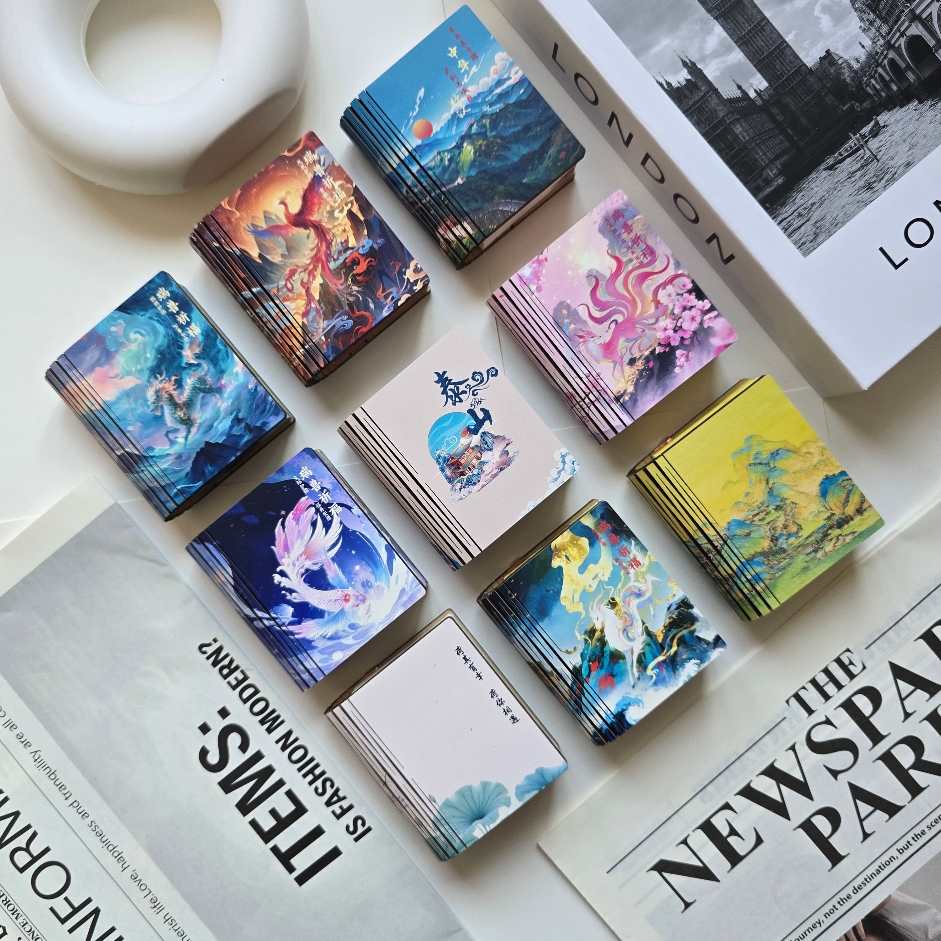 Mini Book Style Magnetic Paper Lamp