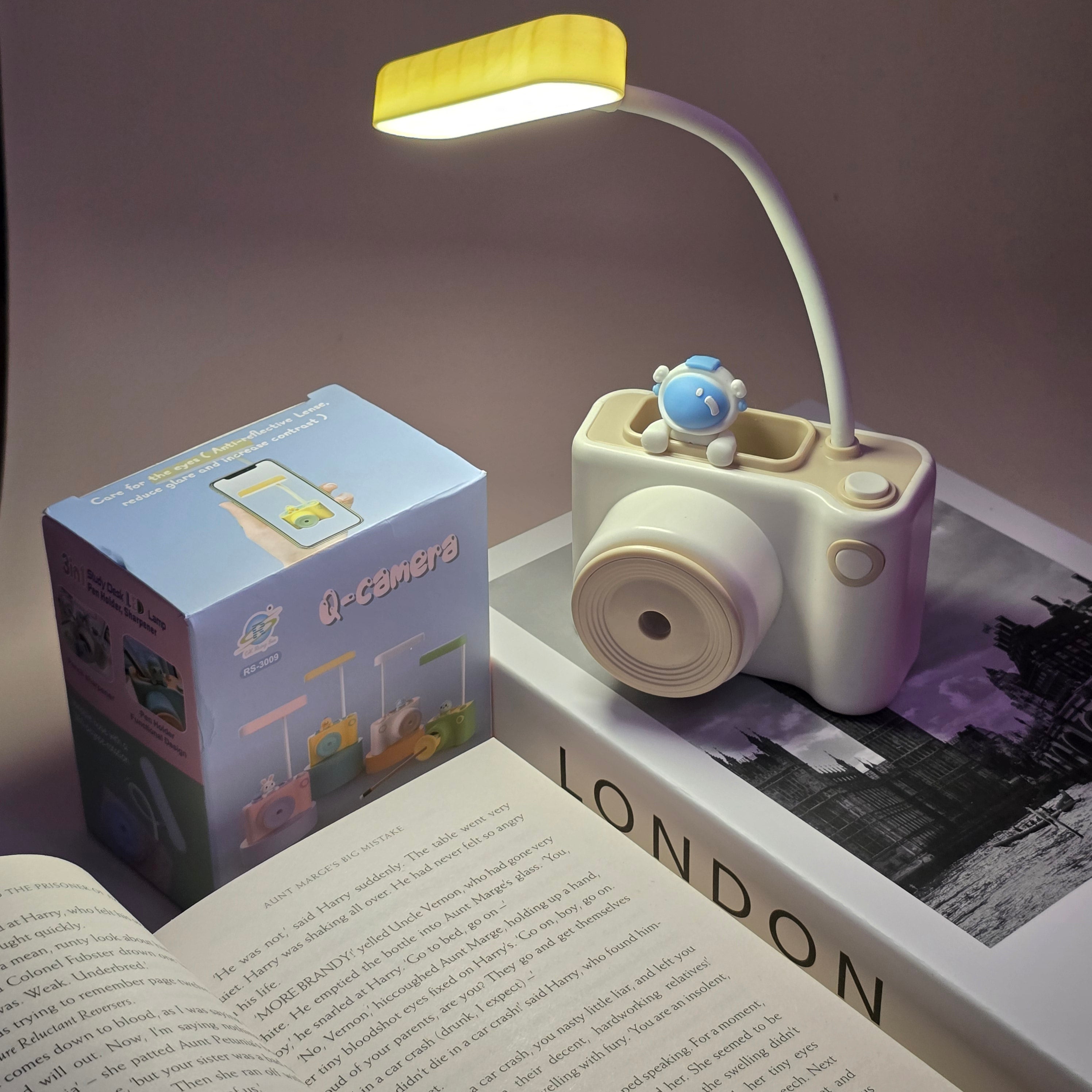 Camera Style Aesthetic Desk Lamp | Cute LED Decorative Light