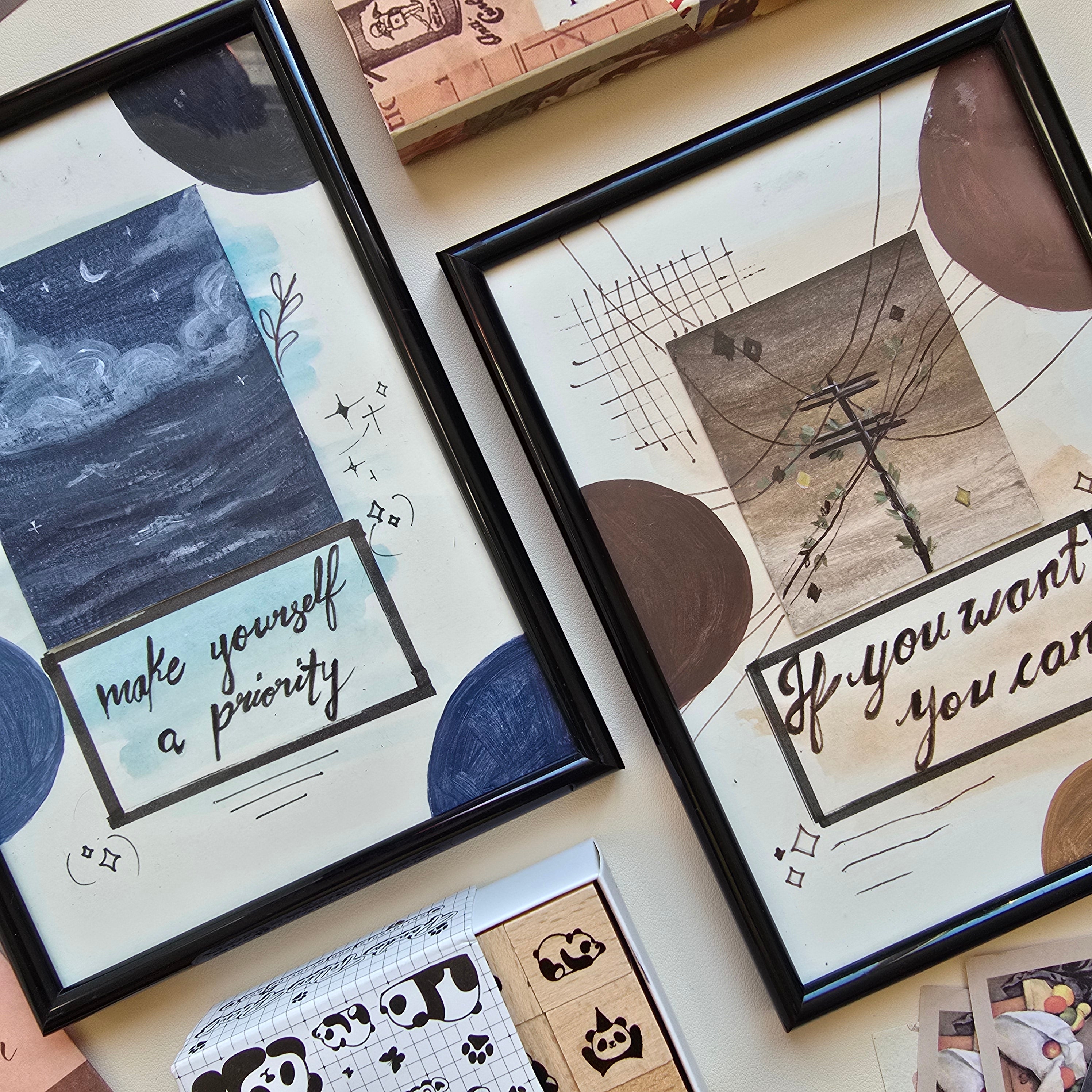 Hand-painted Quote Frame