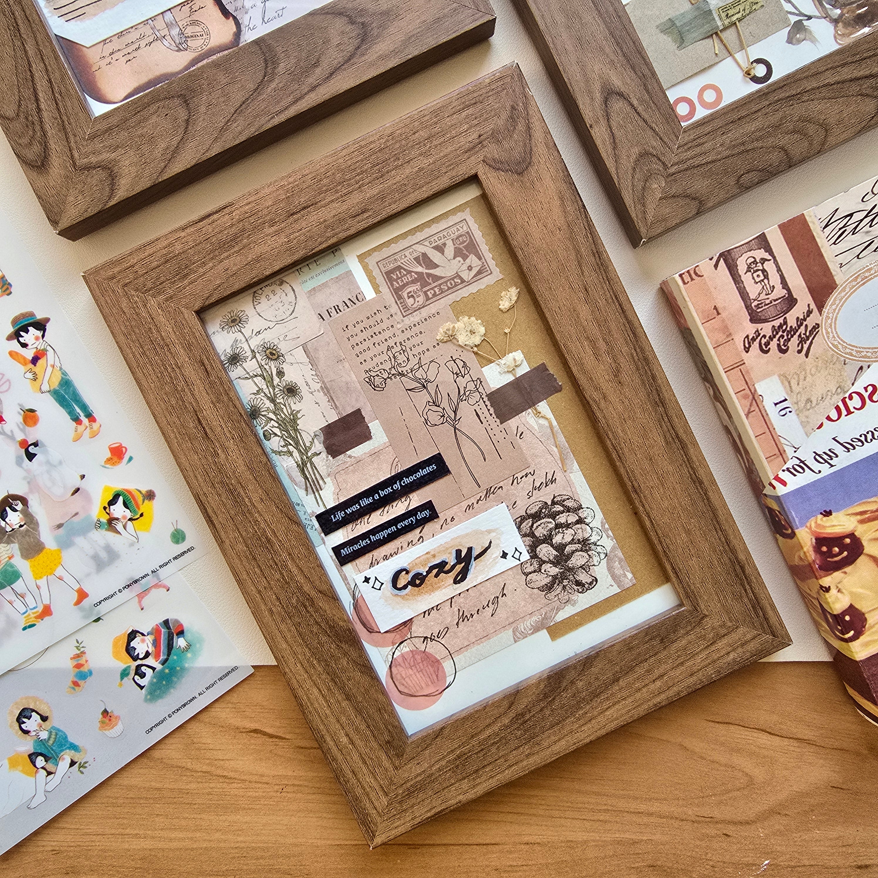 Aesthetic Background Photo Props | Vintage Style Decor Frames