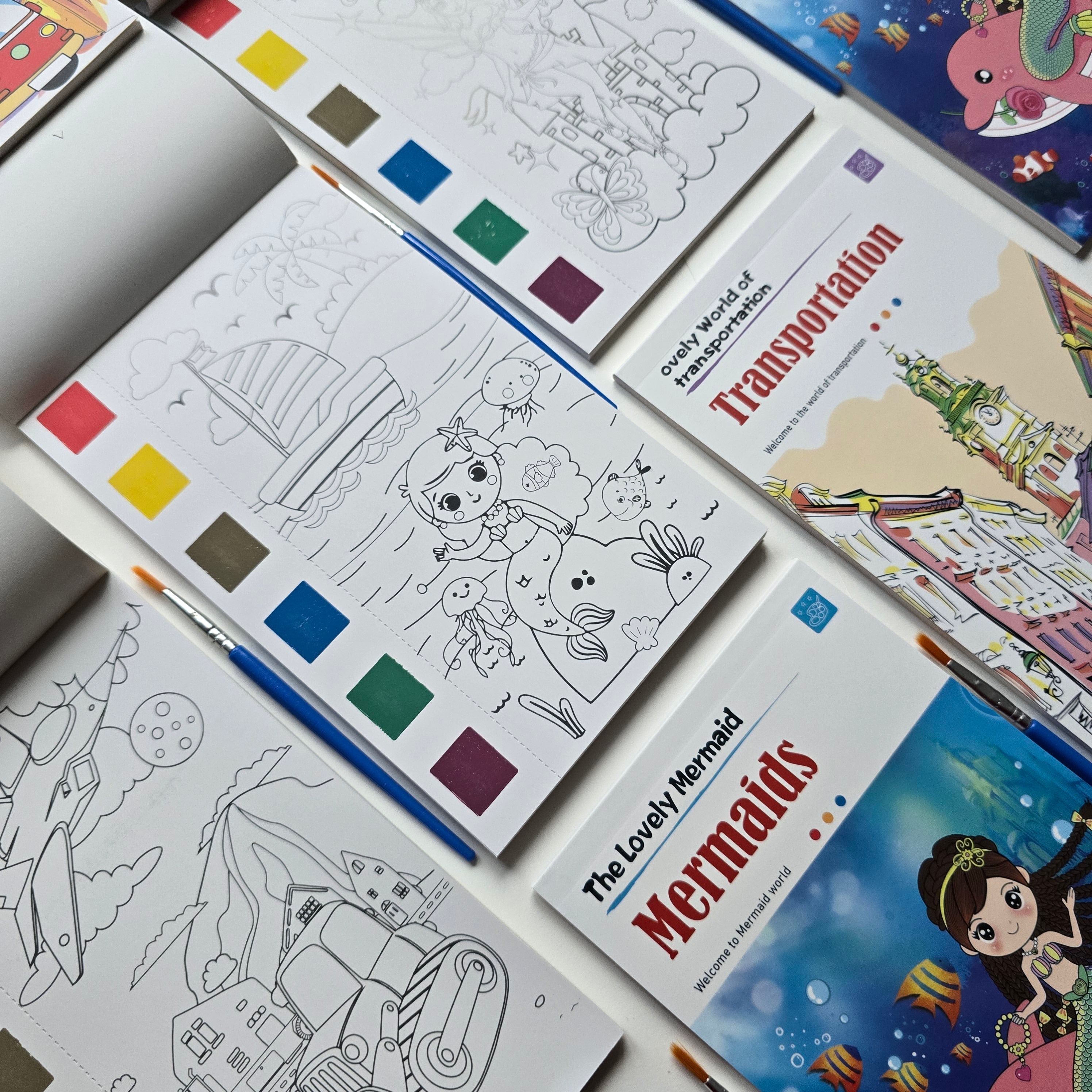 DIY Painting Notepad – Creative Colouring Book