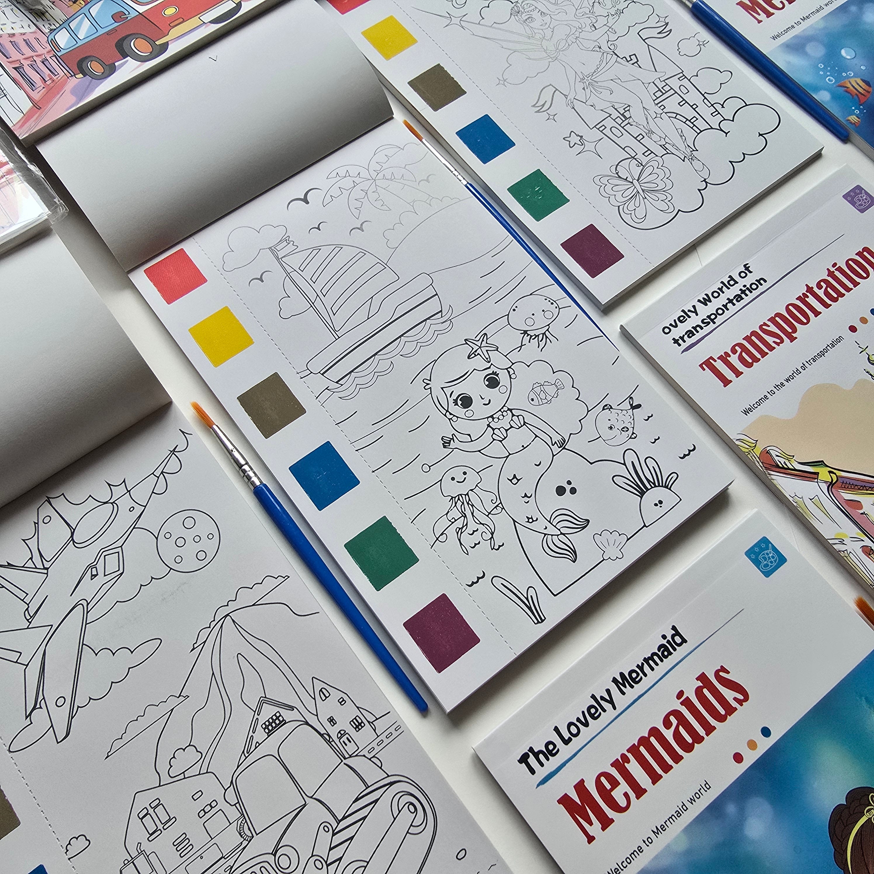 DIY Painting Notepad – Creative Colouring Book