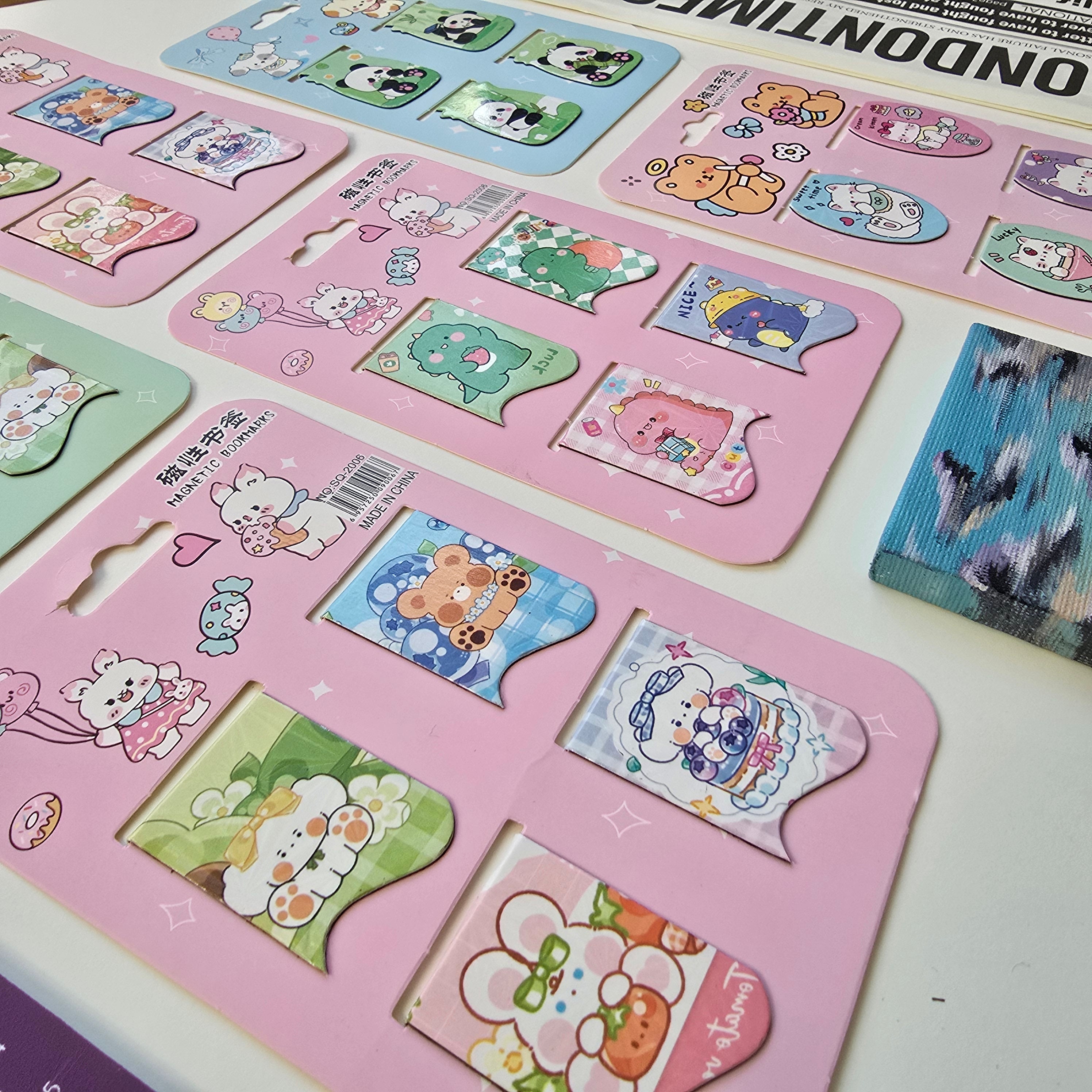 Cute Magnetic bookmarks