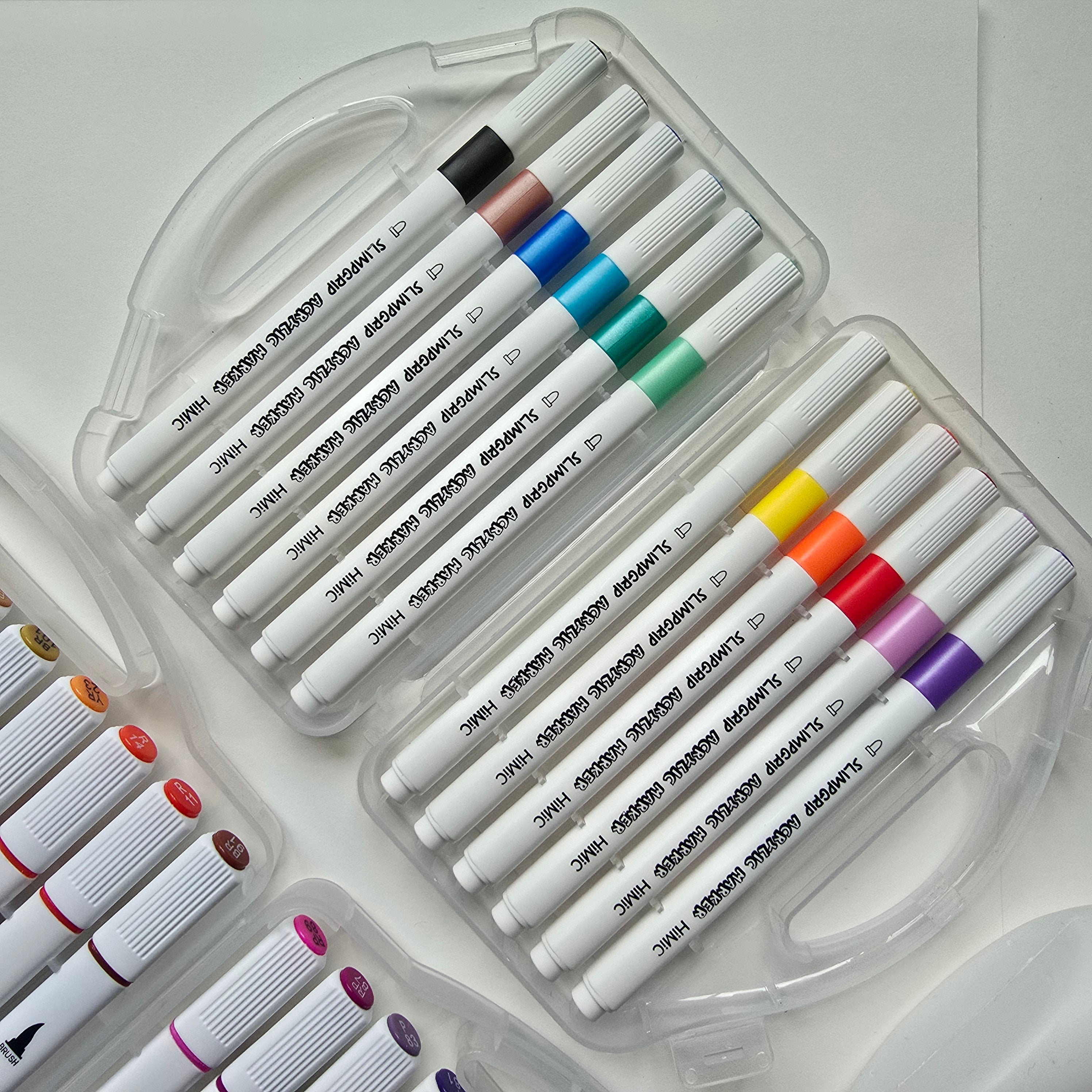 Colourful Marker Set – 12 / 24 Shades | Smooth Ink Drawing Pens for Art, Journaling & Study
