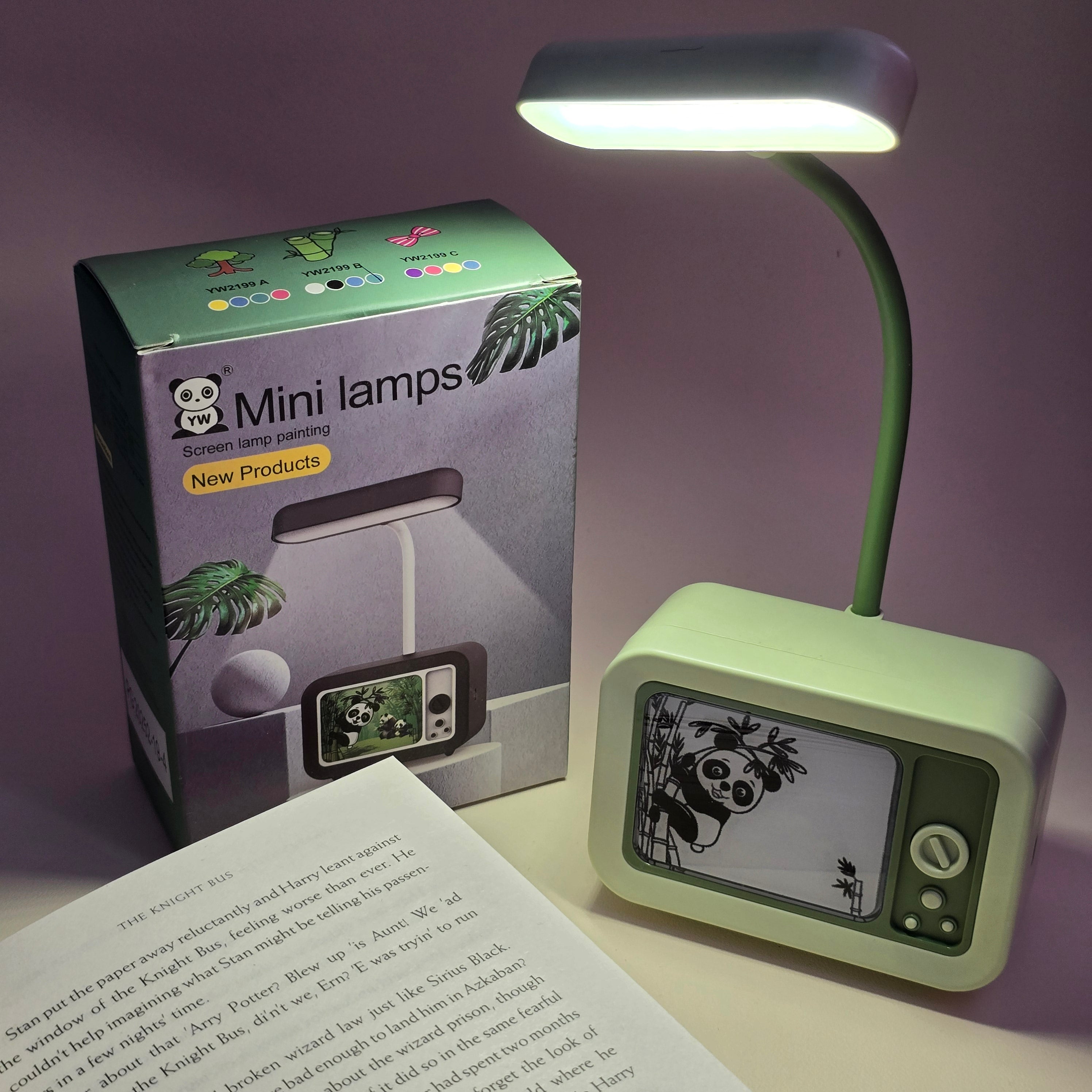 Panda Style Aesthetic Desk Lamp | Cute LED Room Decor Light