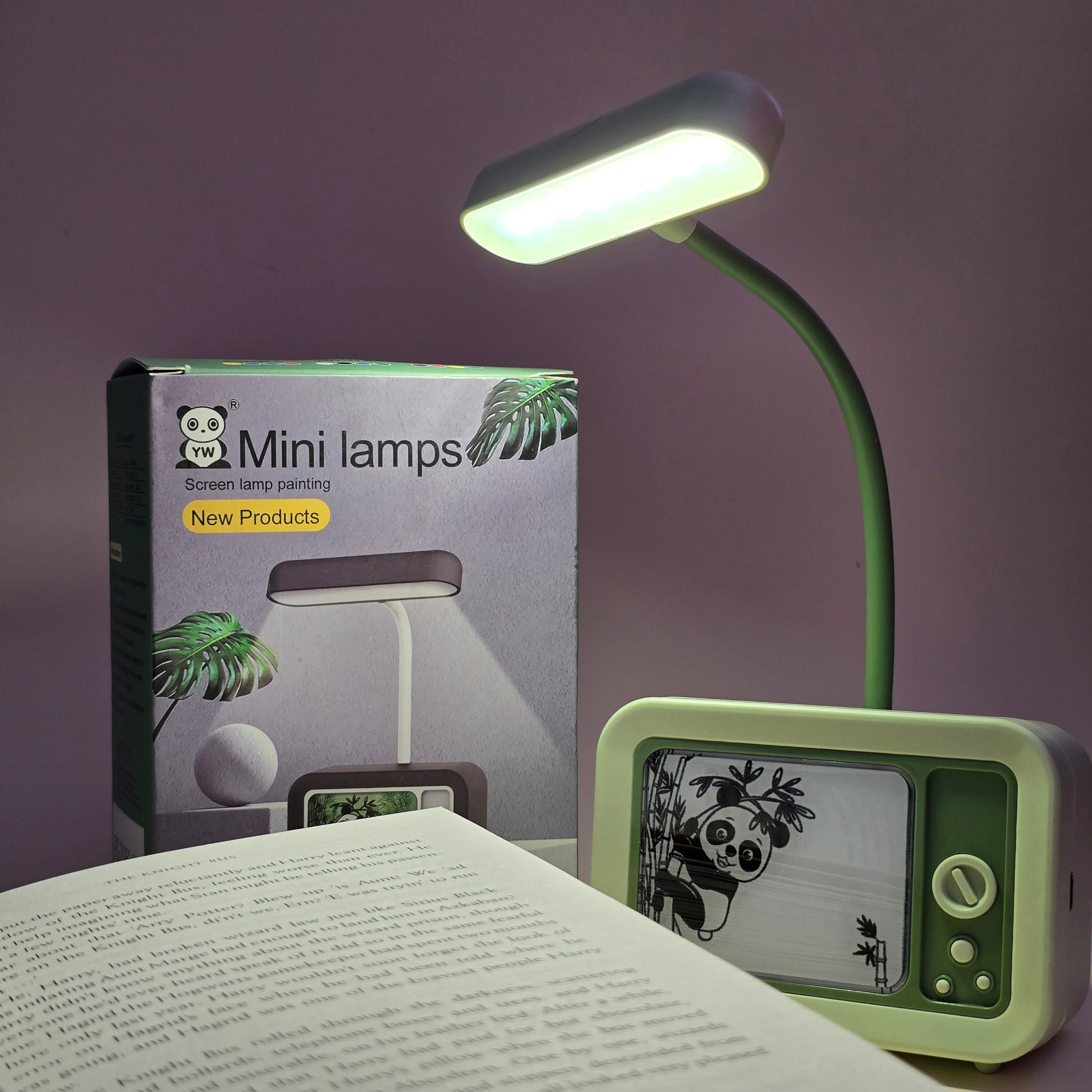 Panda Style Aesthetic Desk Lamp | Cute LED Room Decor Light