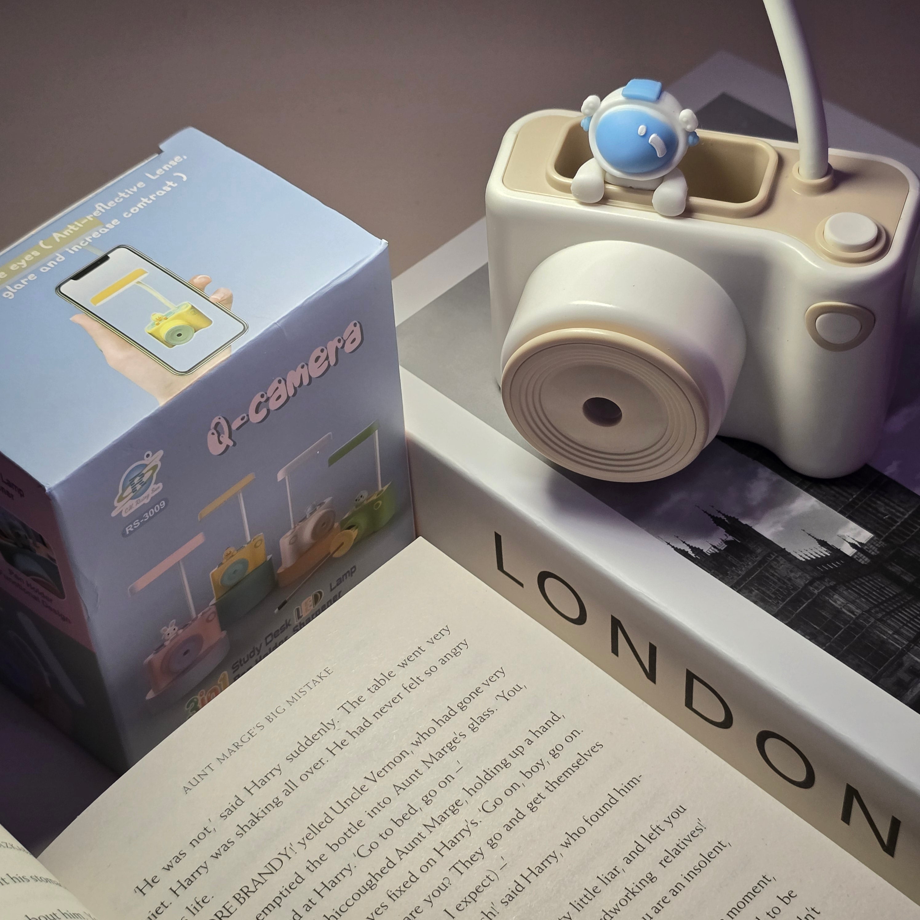 Camera Style Aesthetic Desk Lamp | Cute LED Decorative Light