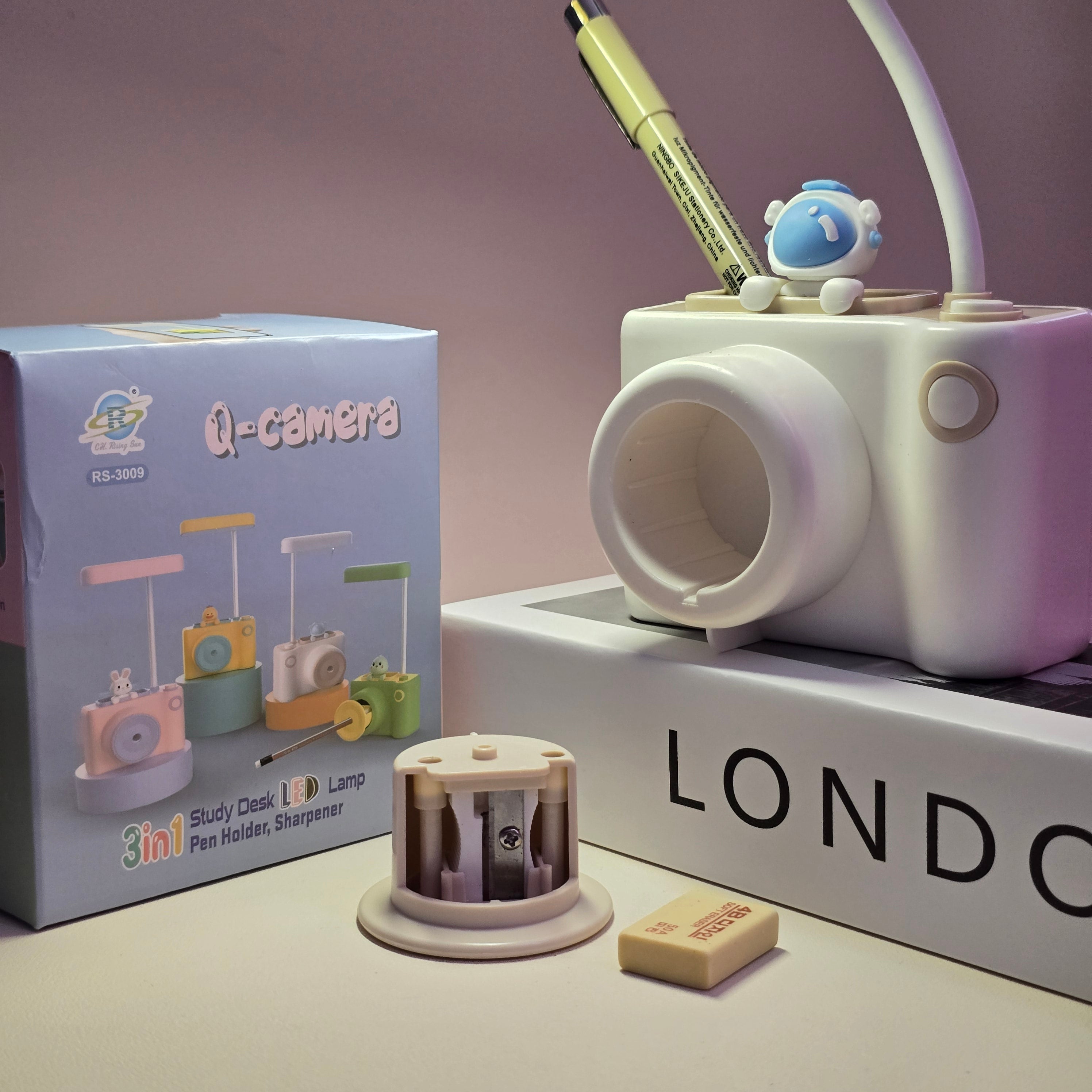 Camera Style Aesthetic Desk Lamp | Cute LED Decorative Light