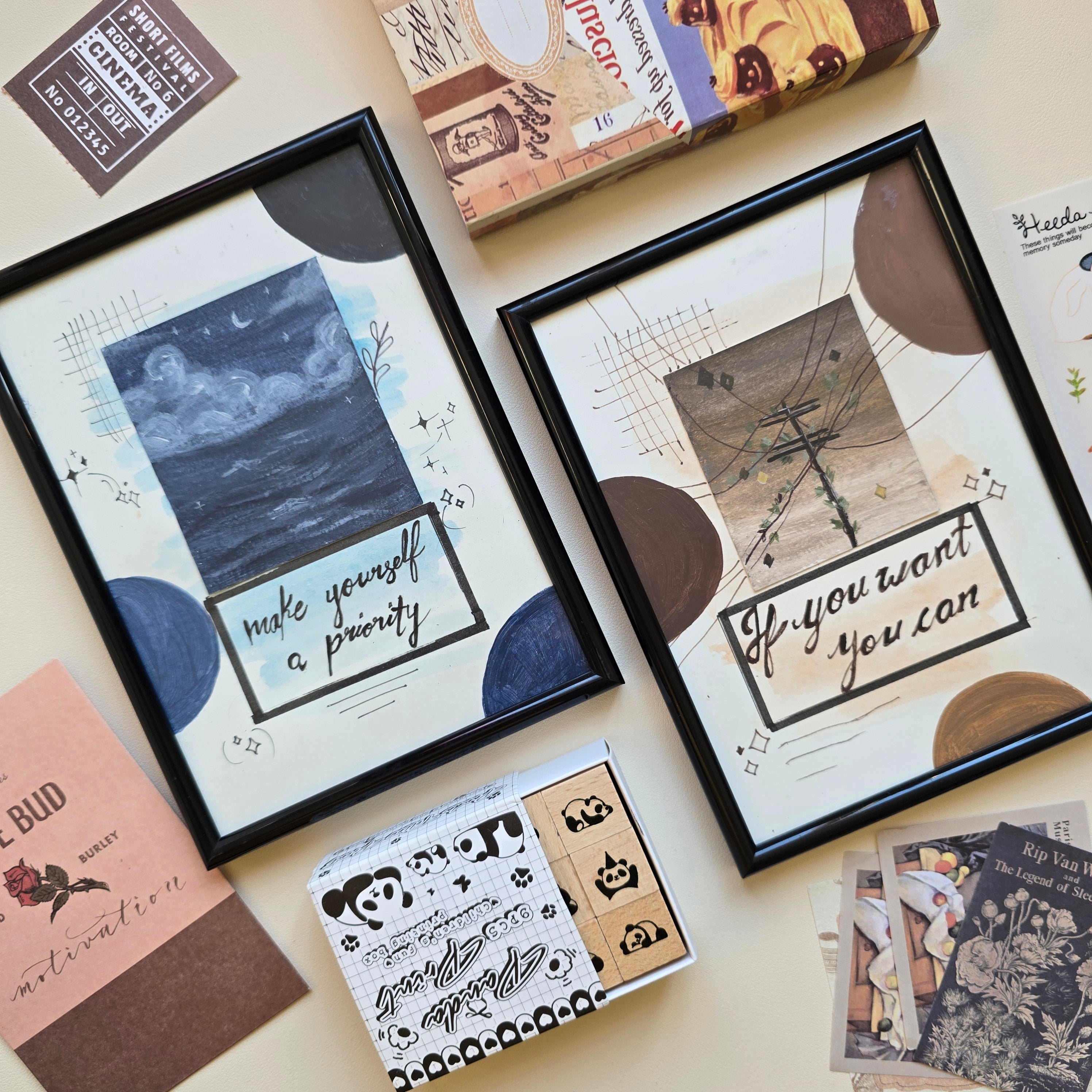 Hand-painted Quote Frame