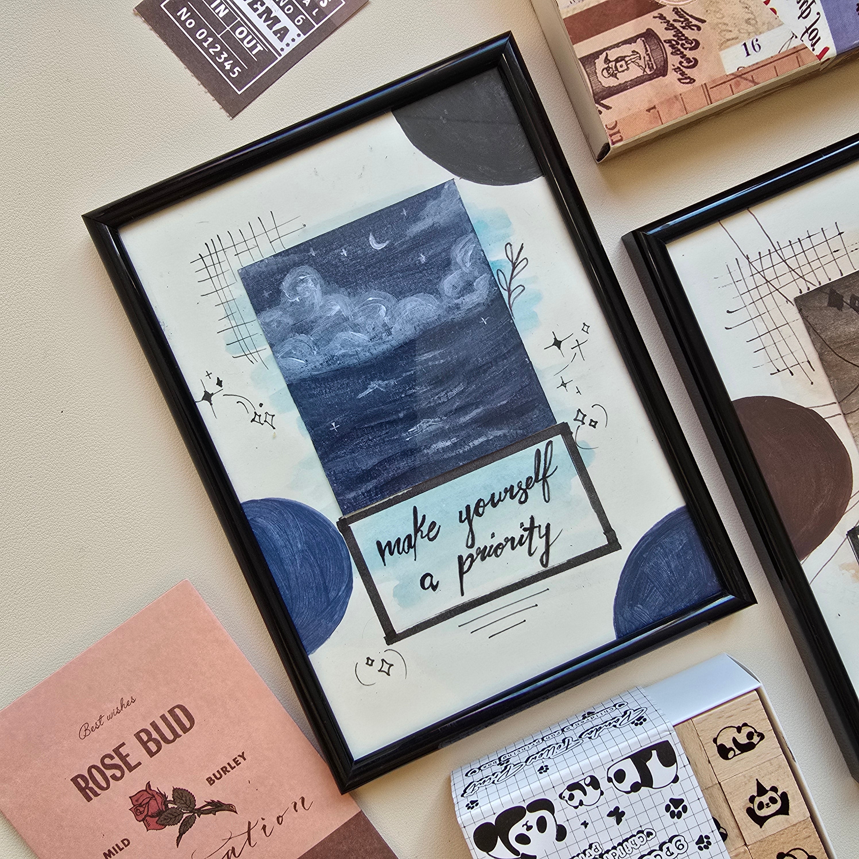 Hand-painted Quote Frame
