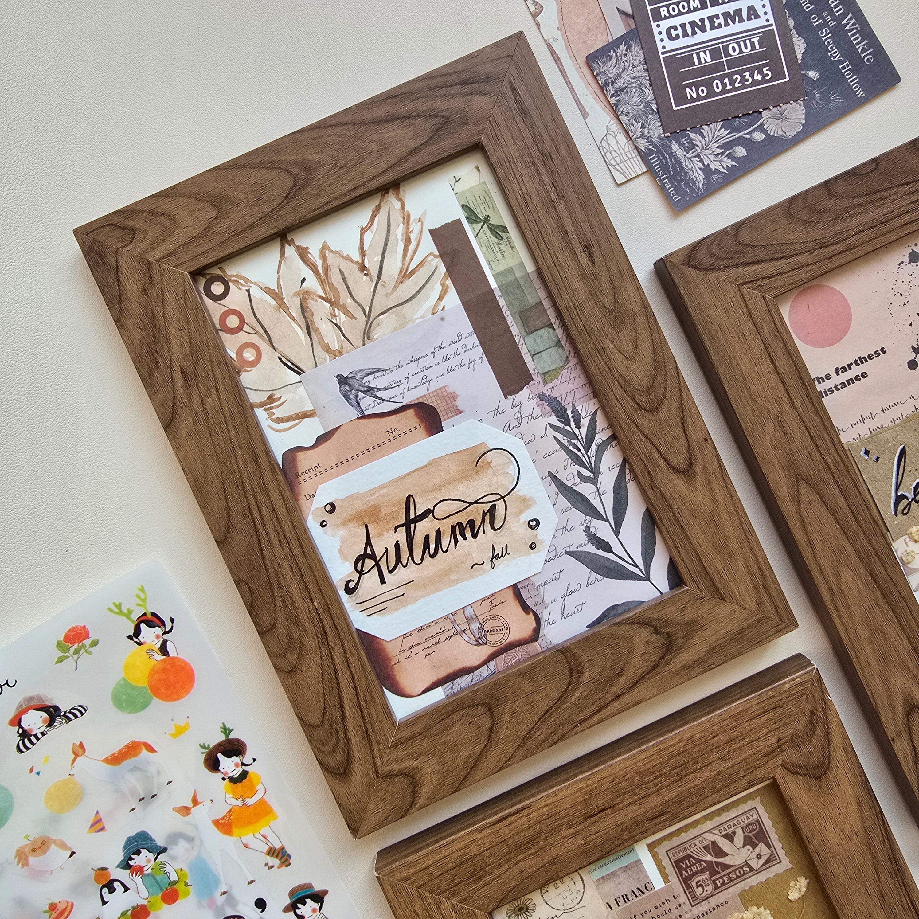 Aesthetic Background Photo Props | Vintage Style Decor Frames
