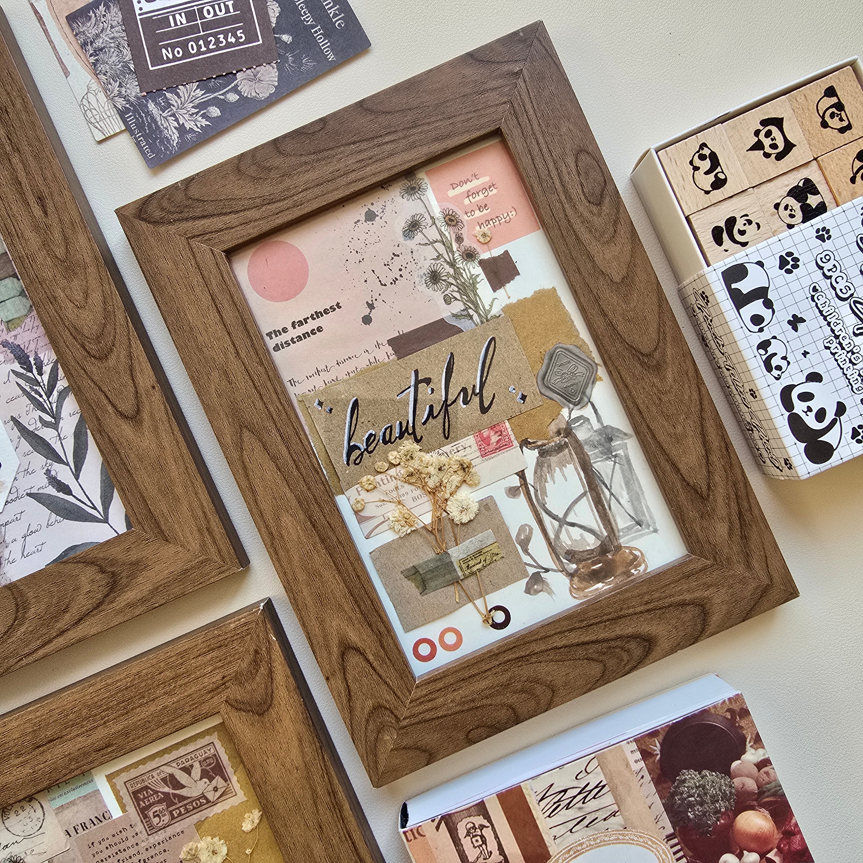 Aesthetic Background Photo Props | Vintage Style Decor Frames