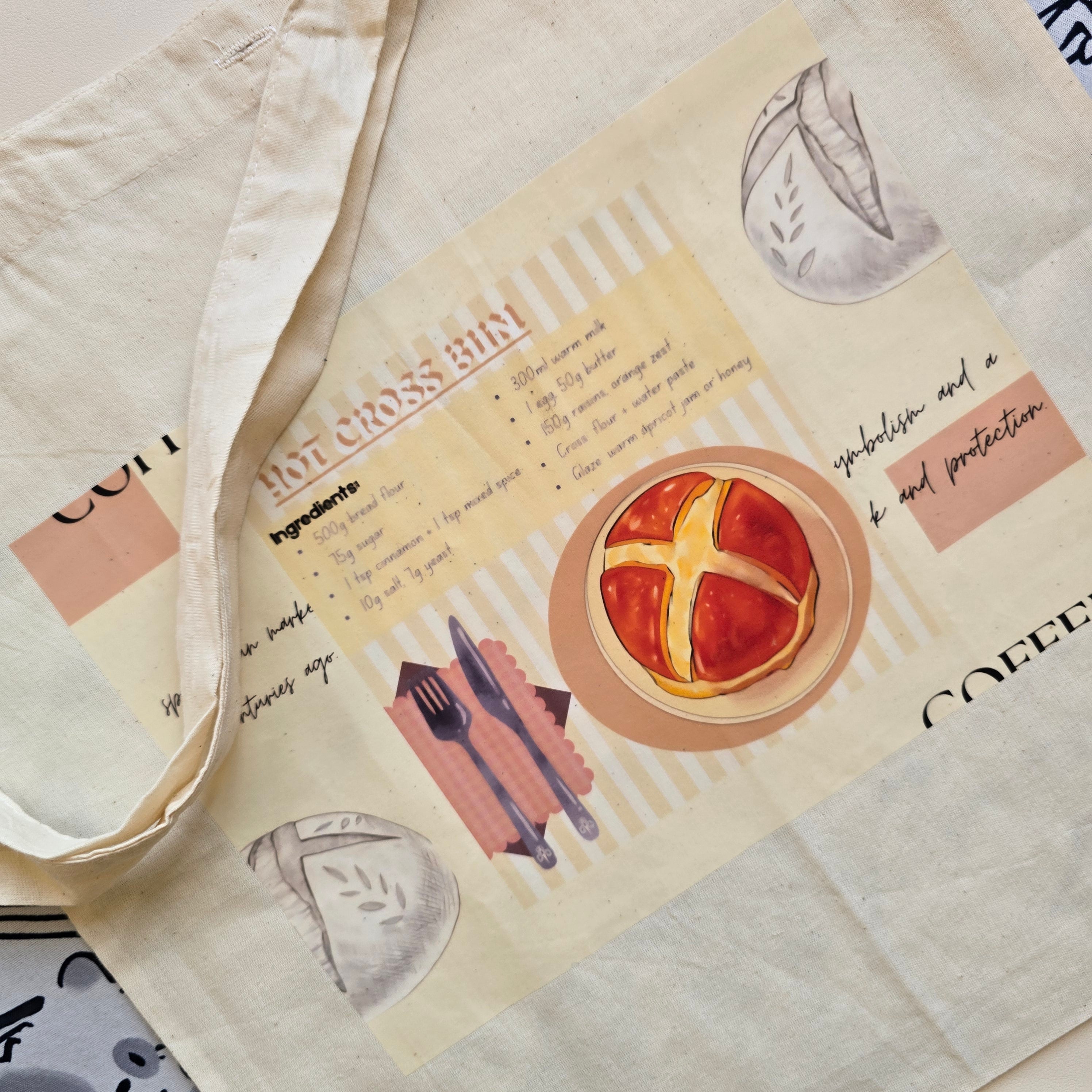 Digital Art Printed Tote Bag | Aesthetic Handmade Carry Bag